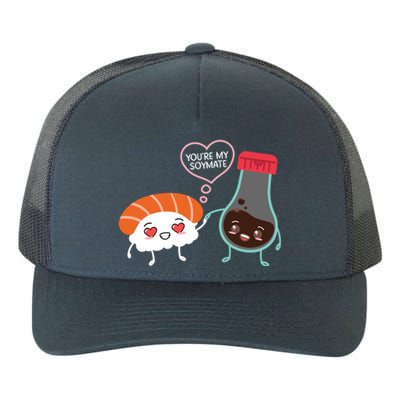 Soymate Soy Sauce Japanese Sushi Couples Chef Foodie Gift Yupoong Adult 5-Panel Trucker Hat