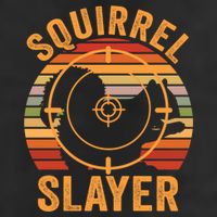 Squirrel Slayer Squirrel Hunting Gift Adult Drive Performance Visor