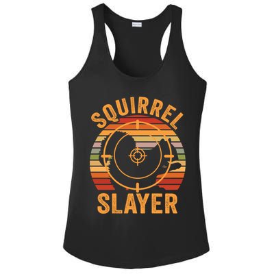 Squirrel Slayer Squirrel Hunting Gift Ladies PosiCharge Competitor Racerback Tank