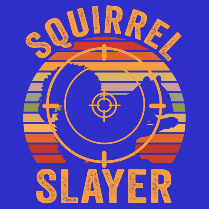 Squirrel Slayer Squirrel Hunting Gift Long Sleeve Shirt