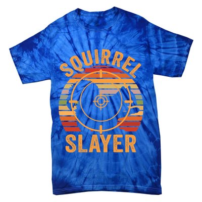 Squirrel Slayer Squirrel Hunting Gift Tie-Dye T-Shirt