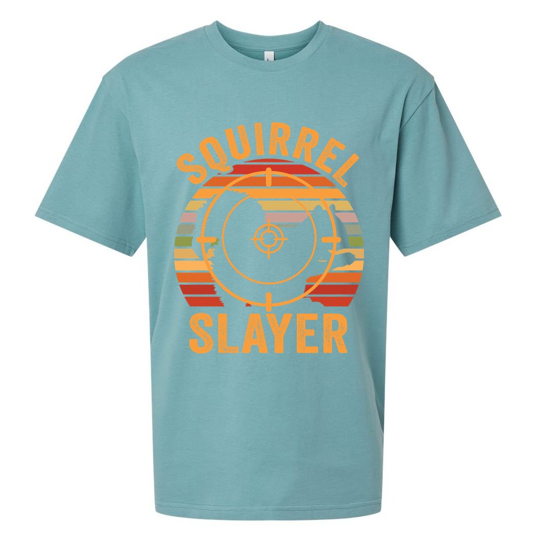 Squirrel Slayer Squirrel Hunting Gift Sueded Cloud Jersey T-Shirt