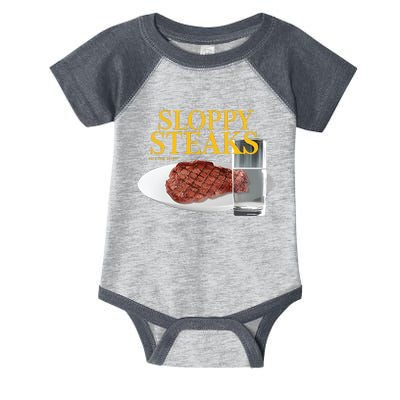 Sloppy Steaks Infant Baby Jersey Bodysuit