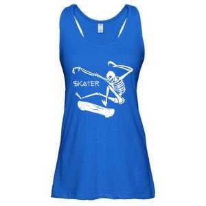 Skateboarding Skeleton Skater Gift Ladies Essential Flowy Tank