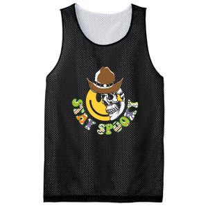 Stay Spooky Skull Smile Halloween Gift Mesh Reversible Basketball Jersey Tank