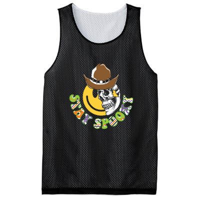 Stay Spooky Skull Smile Halloween Gift Mesh Reversible Basketball Jersey Tank