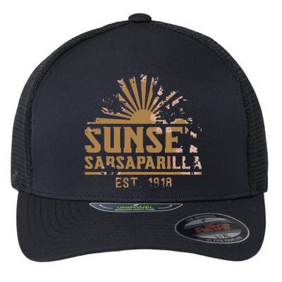 Sunset Sarsaparilla Flexfit Unipanel Trucker Cap