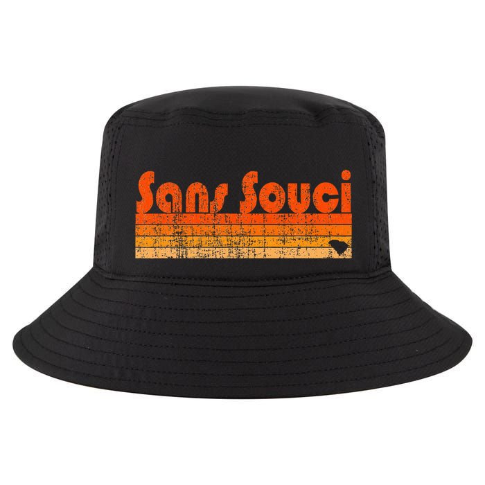Sans Souci Sc Retro 80s Style Cool Comfort Performance Bucket Hat