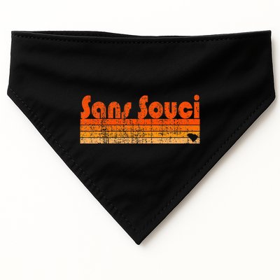 Sans Souci Sc Retro 80s Style USA-Made Doggie Bandana