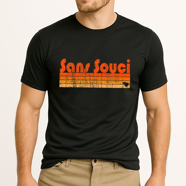 Sans Souci Sc Retro 80s Style Performance Shirt