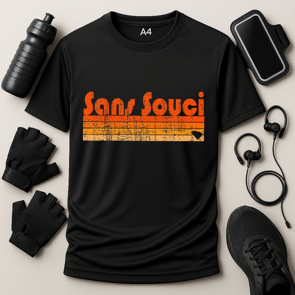 Sans Souci Sc Retro 80s Style Performance Shirt