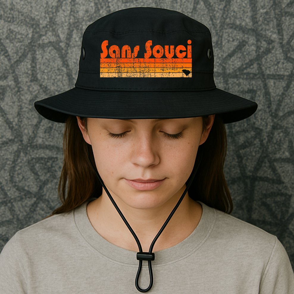 Sans Souci Sc Retro 80s Style Bucket Hat