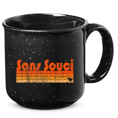 Sans Souci Sc Retro 80s Style 15oz Campfire Ceramic Mug