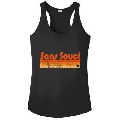 Sans Souci Sc Retro 80s Style Ladies PosiCharge Competitor Racerback Tank