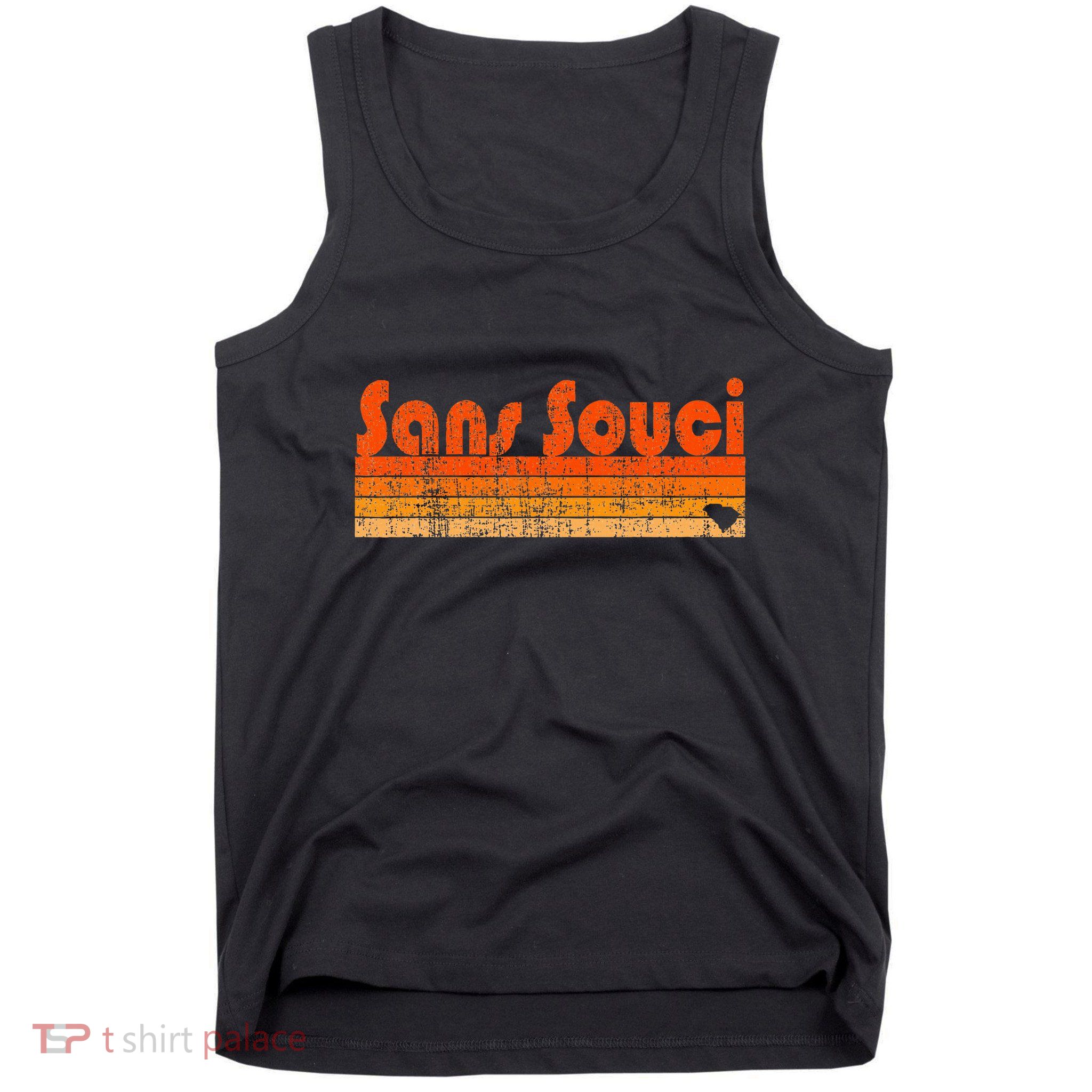 Sans Souci Sc Retro 80s Style Tank Top