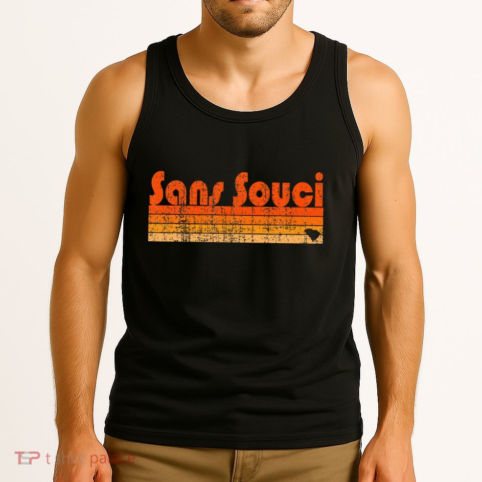 Sans Souci Sc Retro 80s Style Tank Top