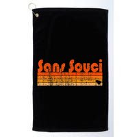 Sans Souci Sc Retro 80s Style Golf Towel