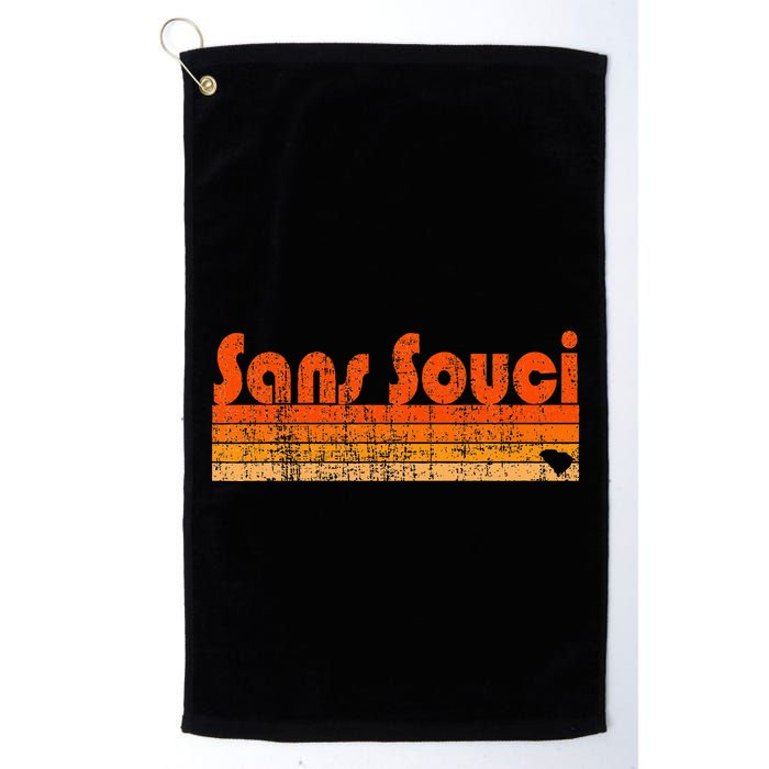 Sans Souci Sc Retro 80s Style Golf Towel