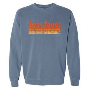 Sans Souci Sc Retro 80s Style Garment-Dyed Sweatshirt