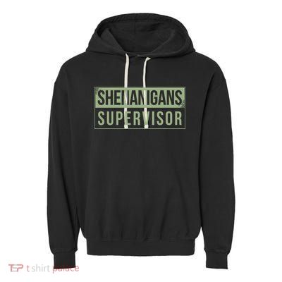 Shenanigans Supervisor Garment-Dyed Fleece Hoodie