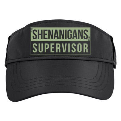 Shenanigans Supervisor Adult Drive Performance Visor