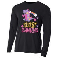 Sistersaurus Sister Saurus Dinosaur Cooling Performance Long Sleeve Crew