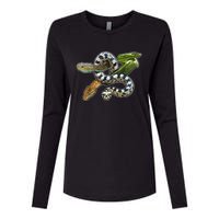 Snakes Snake Species Herpetology Womens Cotton Relaxed Long Sleeve T-Shirt