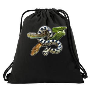 Snakes Snake Species Herpetology Drawstring Bag