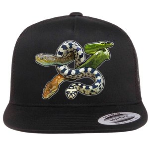 Snakes Snake Species Herpetology Flat Bill Trucker Hat