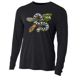 Snakes Snake Species Herpetology Cooling Performance Long Sleeve Crew