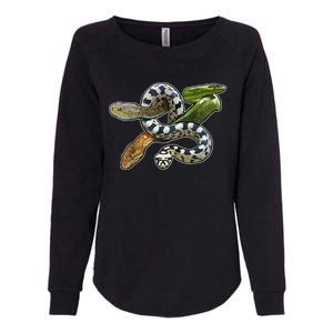 Snakes Snake Species Herpetology Womens California Wash Sweatshirt