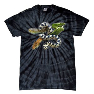 Snakes Snake Species Herpetology Tie-Dye T-Shirt