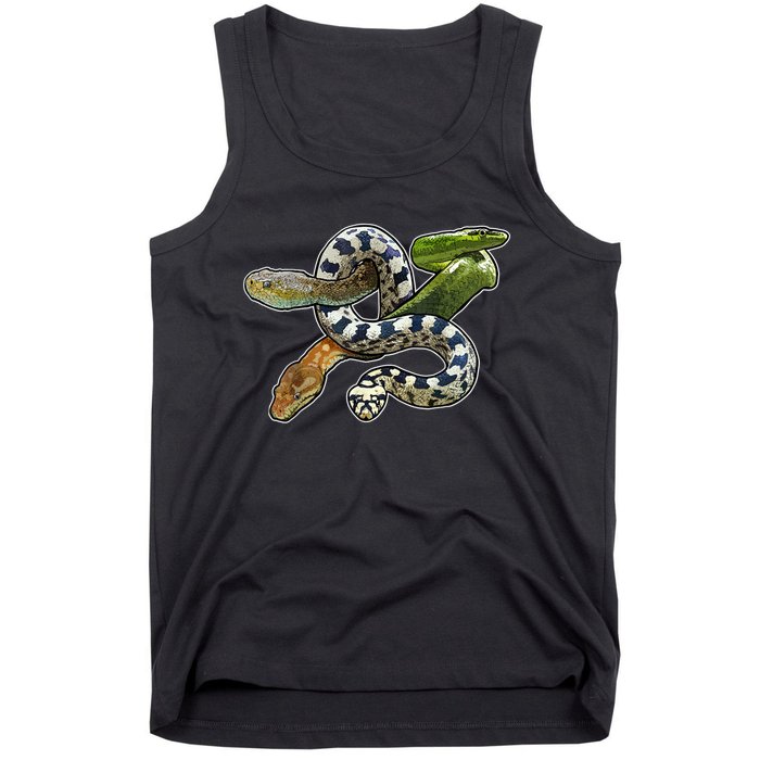 Snakes Snake Species Herpetology Tank Top