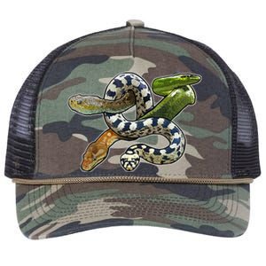 Snakes Snake Species Herpetology Retro Rope Trucker Hat Cap