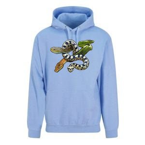 Snakes Snake Species Herpetology Unisex Surf Hoodie