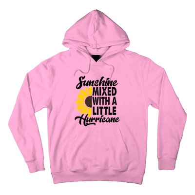 Sunflower She's Sunshine Mixed With A Little Hurricane Cute Gift Hoodie