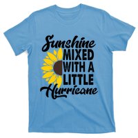 Sunflower She's Sunshine Mixed With A Little Hurricane Cute Gift T-Shirt