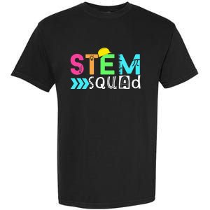 STEM Squad Science Technology Engineering Math Teacher Gift Garment-Dyed Heavyweight T-Shirt