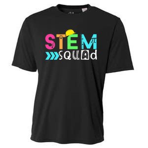 STEM Squad Science Technology Engineering Math Teacher Gift Cooling Performance Crew T-Shirt