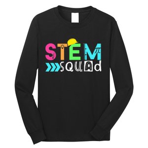 STEM Squad Science Technology Engineering Math Teacher Gift Long Sleeve Shirt