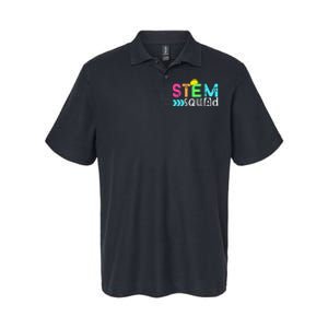 STEM Squad Science Technology Engineering Math Teacher Gift Softstyle Adult Sport Polo