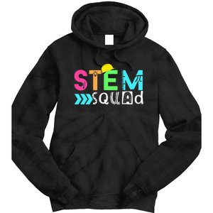 STEM Squad Science Technology Engineering Math Teacher Gift Tie Dye Hoodie