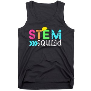 STEM Squad Science Technology Engineering Math Teacher Gift Tank Top