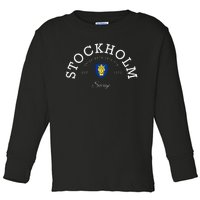 Stockholm Sweden Stockholm Vacation Stockholm Toddler Long Sleeve Shirt