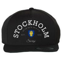 Stockholm Sweden Stockholm Vacation Stockholm Wool Snapback Cap