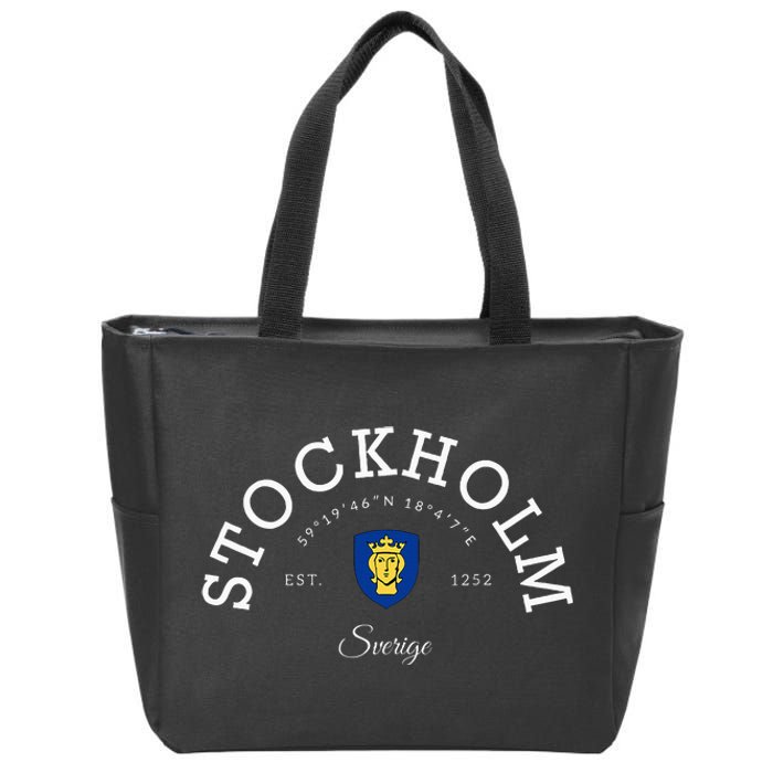 Stockholm Sweden Stockholm Vacation Stockholm Zip Tote Bag