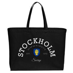 Stockholm Sweden Stockholm Vacation Stockholm Cotton Canvas Jumbo Tote