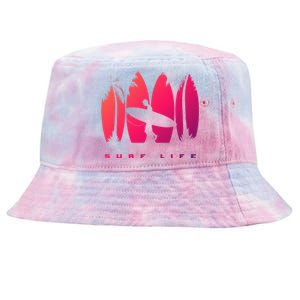 Surfing Surfer Surf Gift Tie-Dyed Bucket Hat