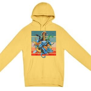 Snake Species Premium Pullover Hoodie