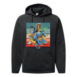 Snake Species Performance Fleece Hoodie